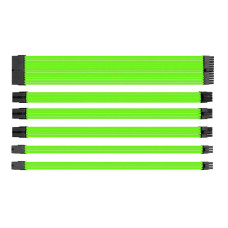 Mastermind Power Supply Sleeved Cables – Green